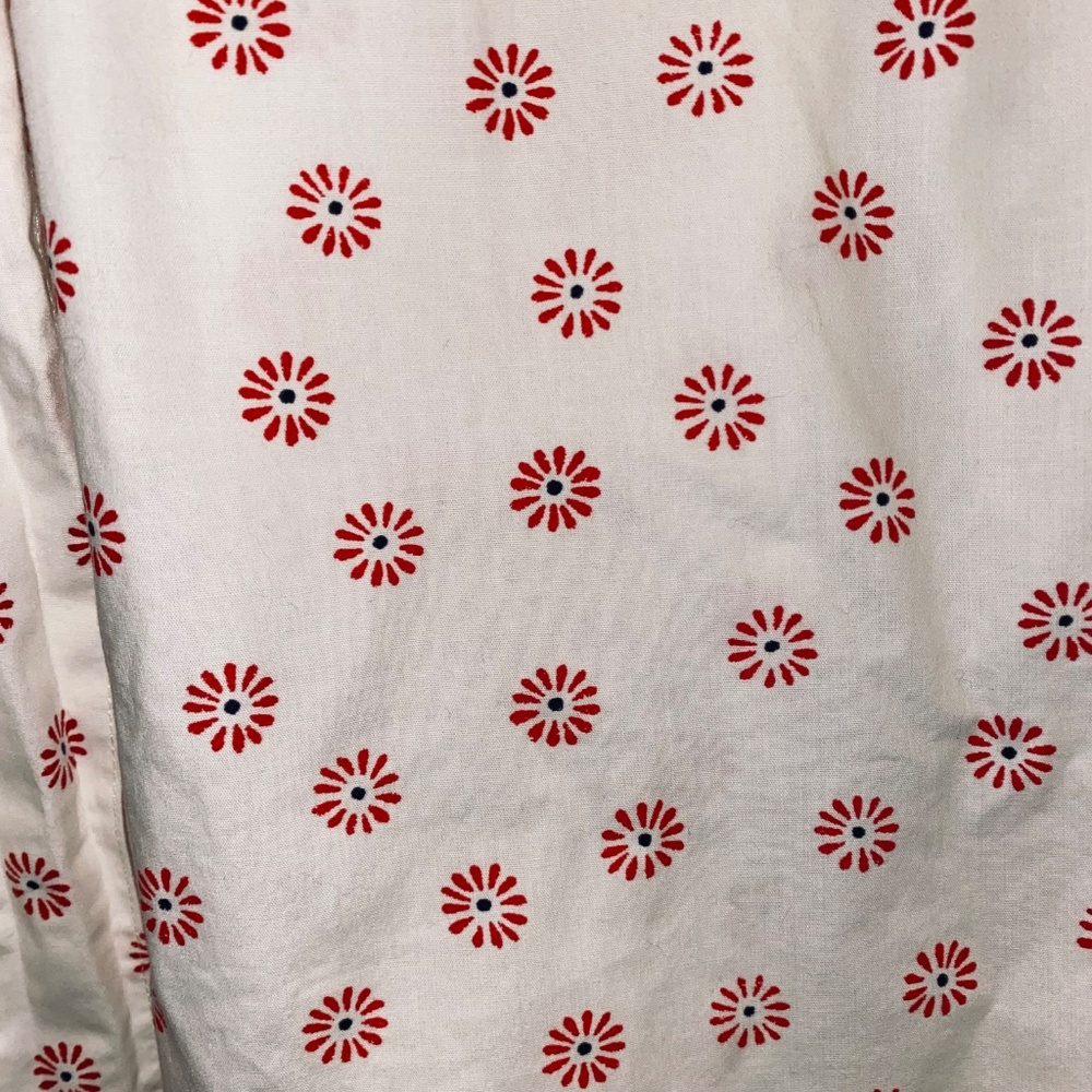 J by J CREW Women’s Floral Halter Tank 100% Cotton Blouse Top Women’s sz 8 - Picture 6 of 11